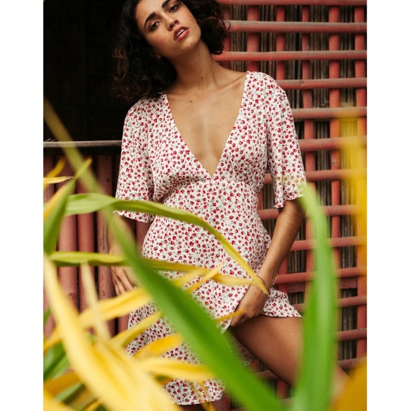 Billabong Floral Mini Dress - Picture 1 of 10